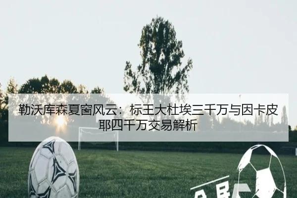 勒沃库森夏窗风云：标王大杜埃三千万与因卡皮耶四千万交易解析